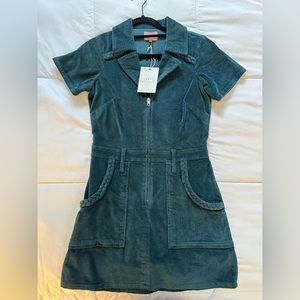 Show Me Your Mumu Outlaw Dress Jade Corduroy